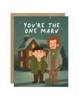 You're The One Marv Pop Culture Christmas Card