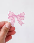Pink Coquette Double Bow Sticker