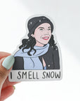 I Smell Snow Sticker