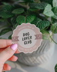 Dog Lover Club Sticker