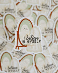 I Believe In Myself Ghost Sticker