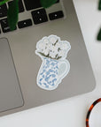 Delftware Blooms Sticker