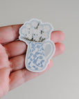 Delftware Blooms Sticker