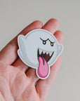 Super Retro Boo Sticker