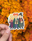 Cozy Witchy Sisters - Magical Coven Spooky Vinyl Sticker