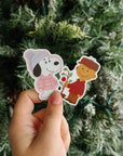 Cozy Winter Snoopy - Christmas Peanuts Vinyl Sticker