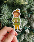 Elf - Buddy Vinyl Christmas Sticker