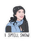 I Smell Snow Sticker