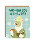 Chill Day Polar Bear Spa Day Card