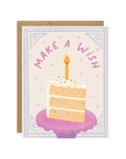 Make A Wish Birthday Cake Card