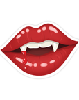 Vampire Lips - Spooky Vinyl Sticker