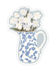 Delftware Blooms Sticker