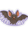 Bite Me Bat Vampire Sticker