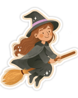 Cozy Witch Sticker