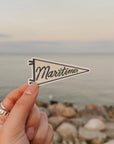Maritimer - Nautical Pennant Vinyl Sticker