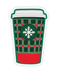 Holiday Festive Cup - Christmas Vinyl Sticker