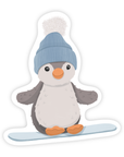 Snowboard Penguin Jelly - Christmas Vinyl Sticker