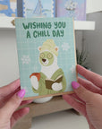 Chill Day Polar Bear Spa Day Card