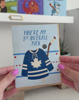 First Overall Pick Toronto Blue and White Hockey Card