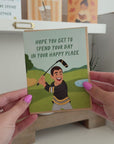 Your Happy Place Golf Card