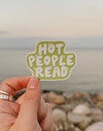 Hot People Read - Bookish Vinyl Sticker