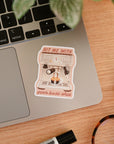 Hit Me With Your Best Shot - Espresso Coffee Vinyl Sticker
