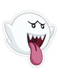 Super Retro Boo Sticker