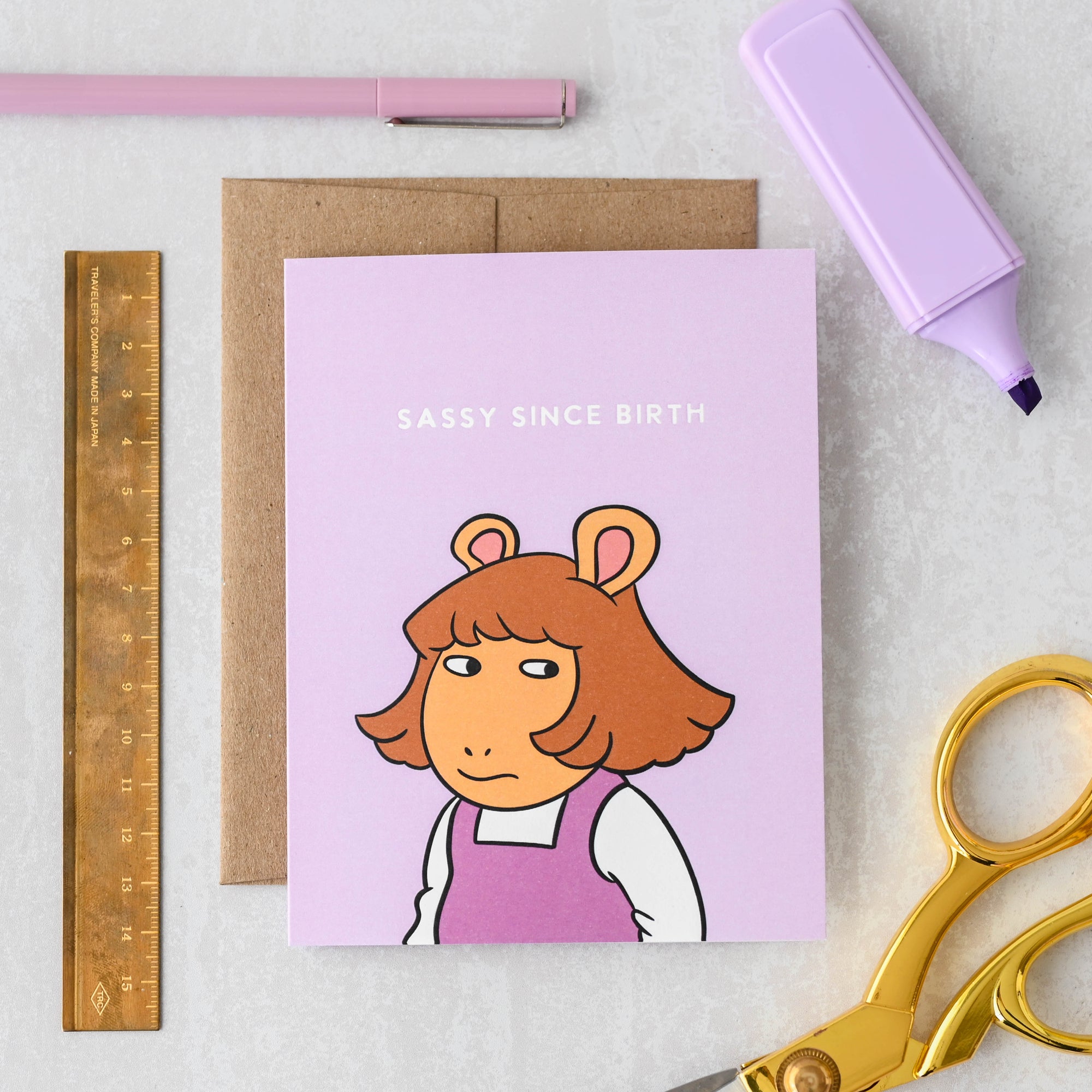 Sassy Since Birth Card