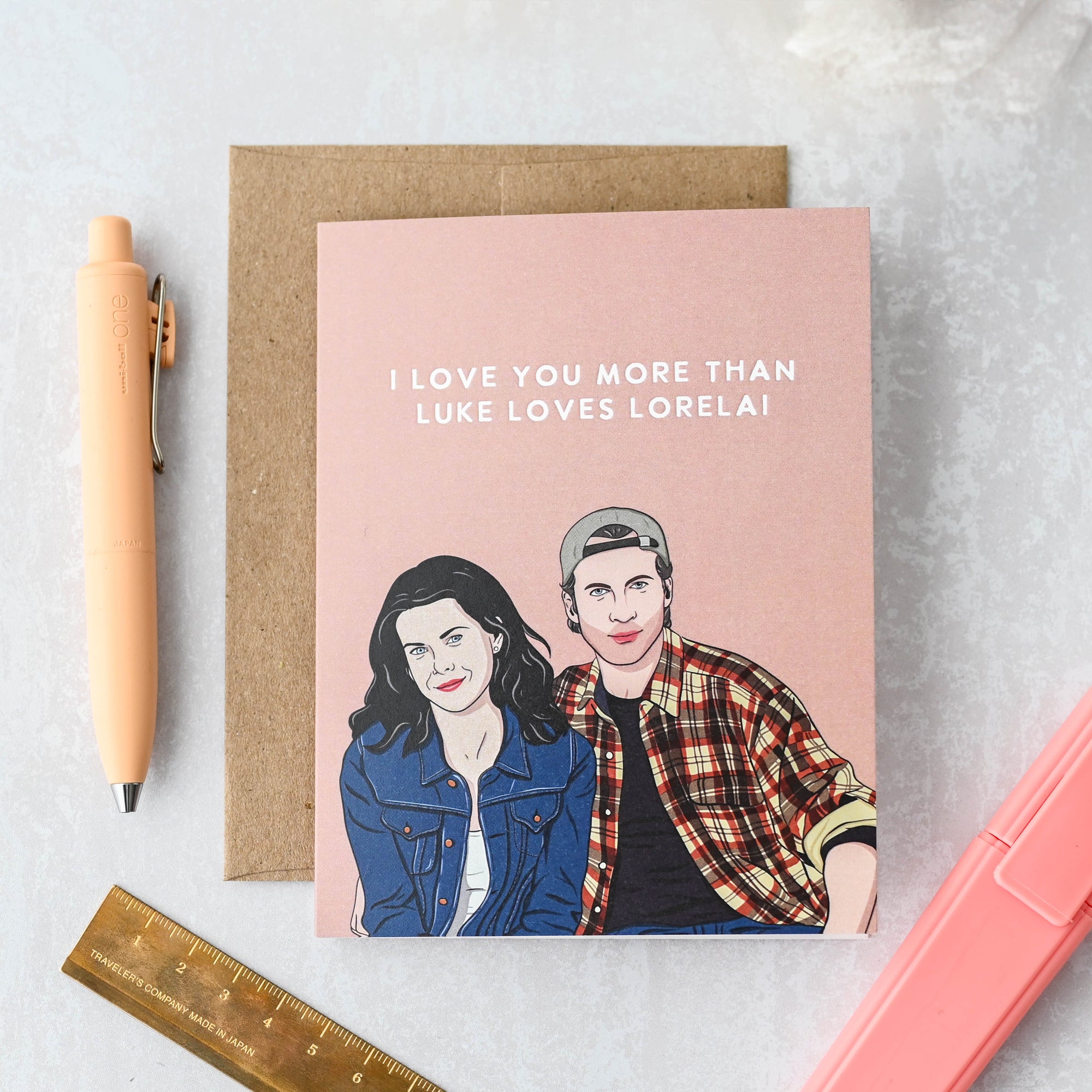 Luke Loves Lorelai Card