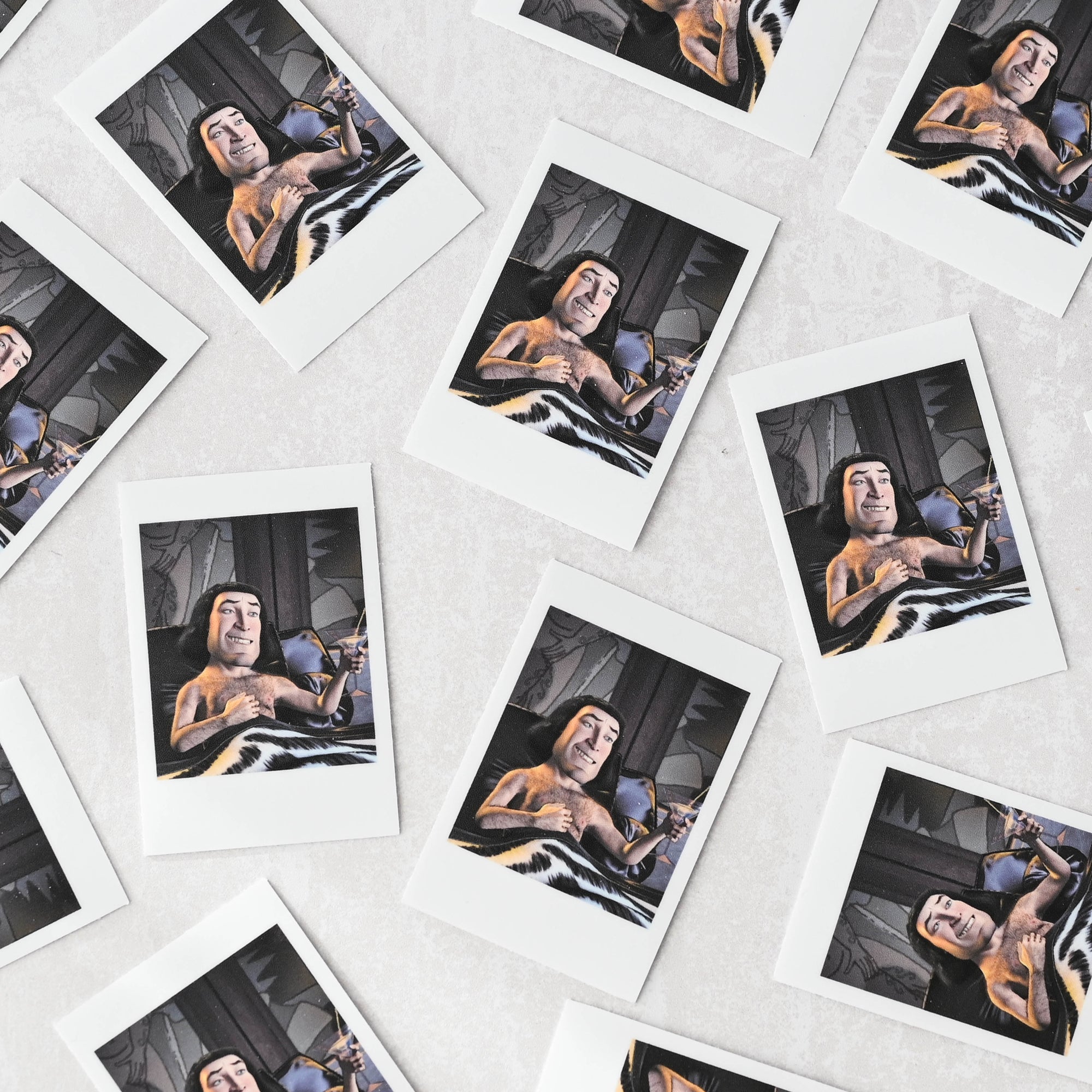 Short King Polaroid Sticker