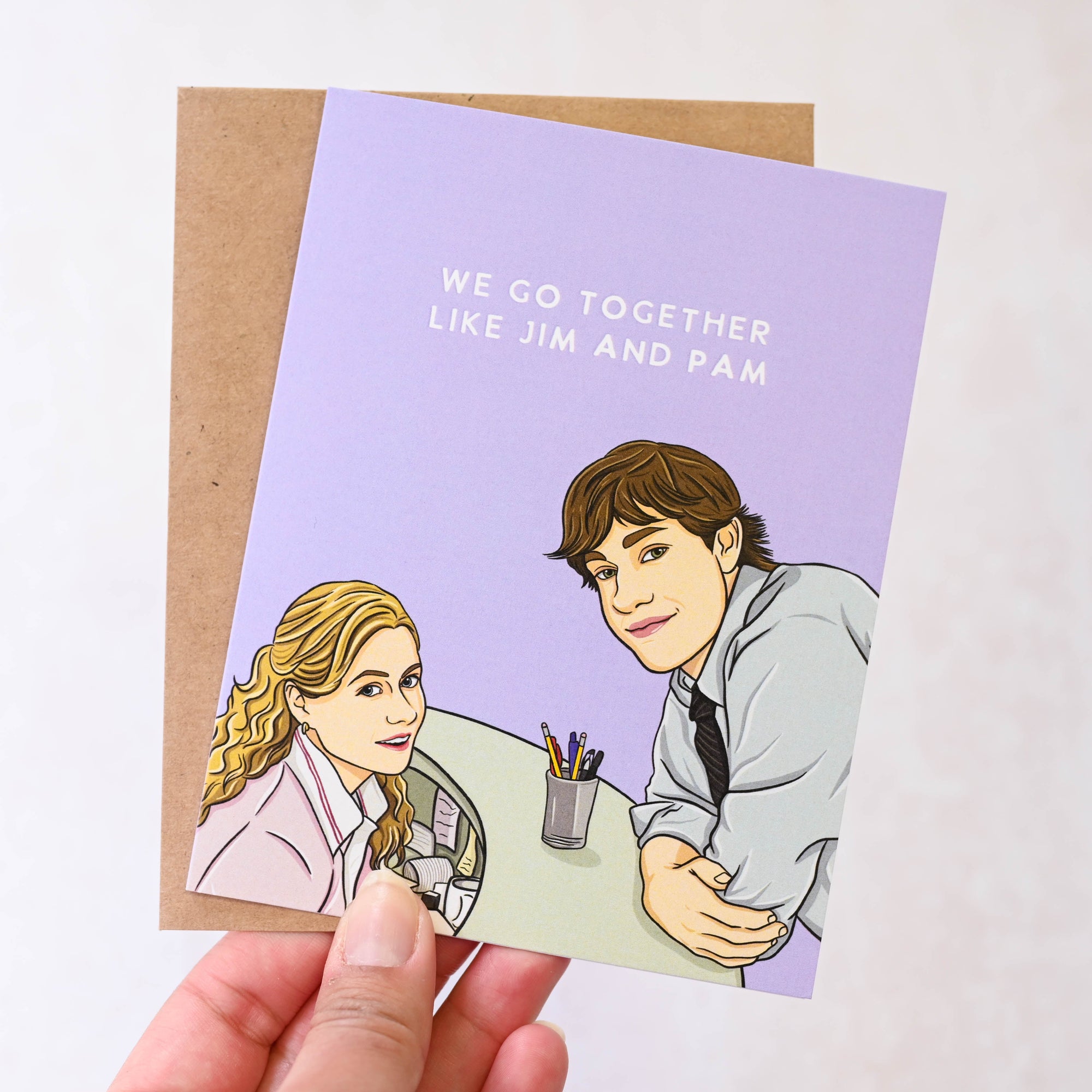 Jim &amp; Pam Card
