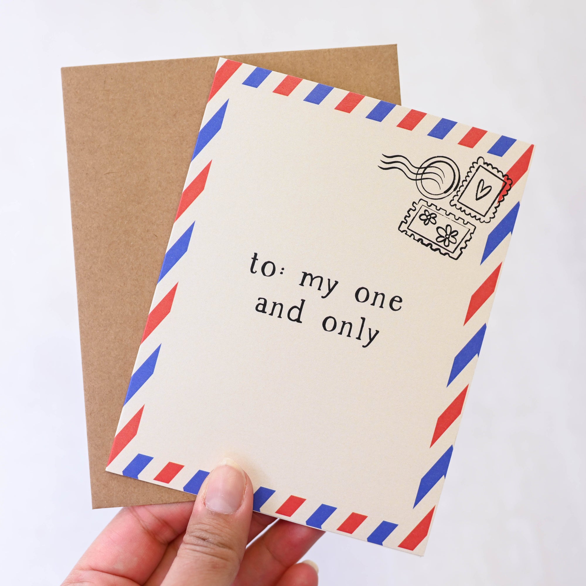 To My One And Only Card