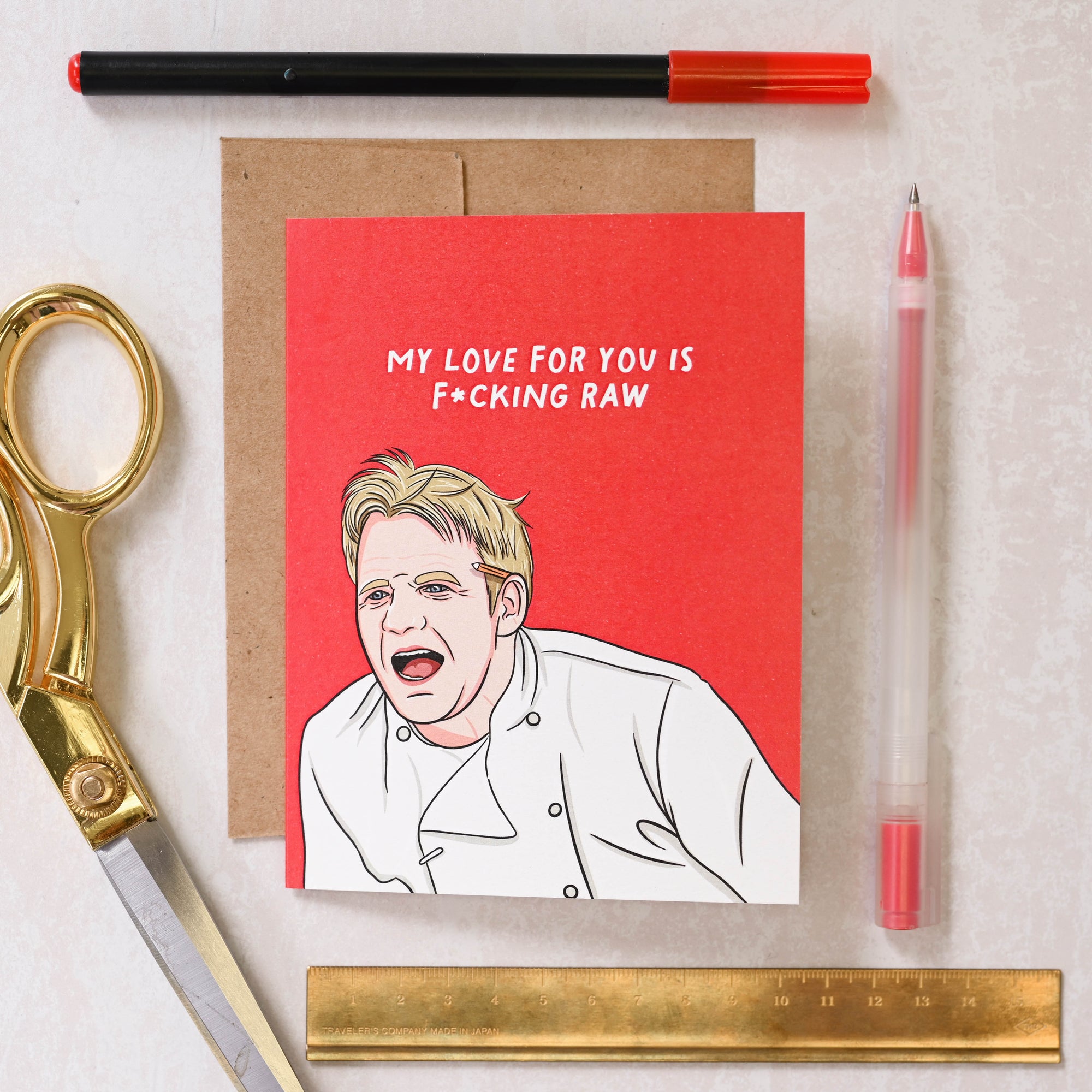 My Love For You Is Raw Card