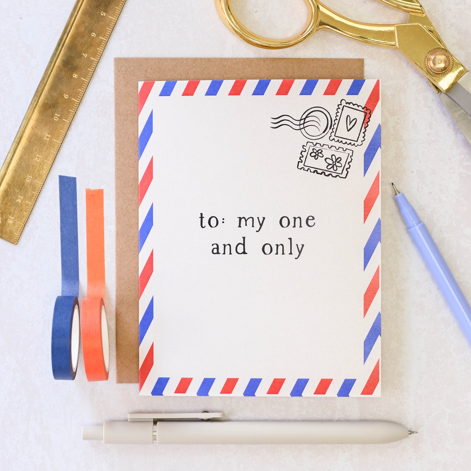 To My One And Only Card