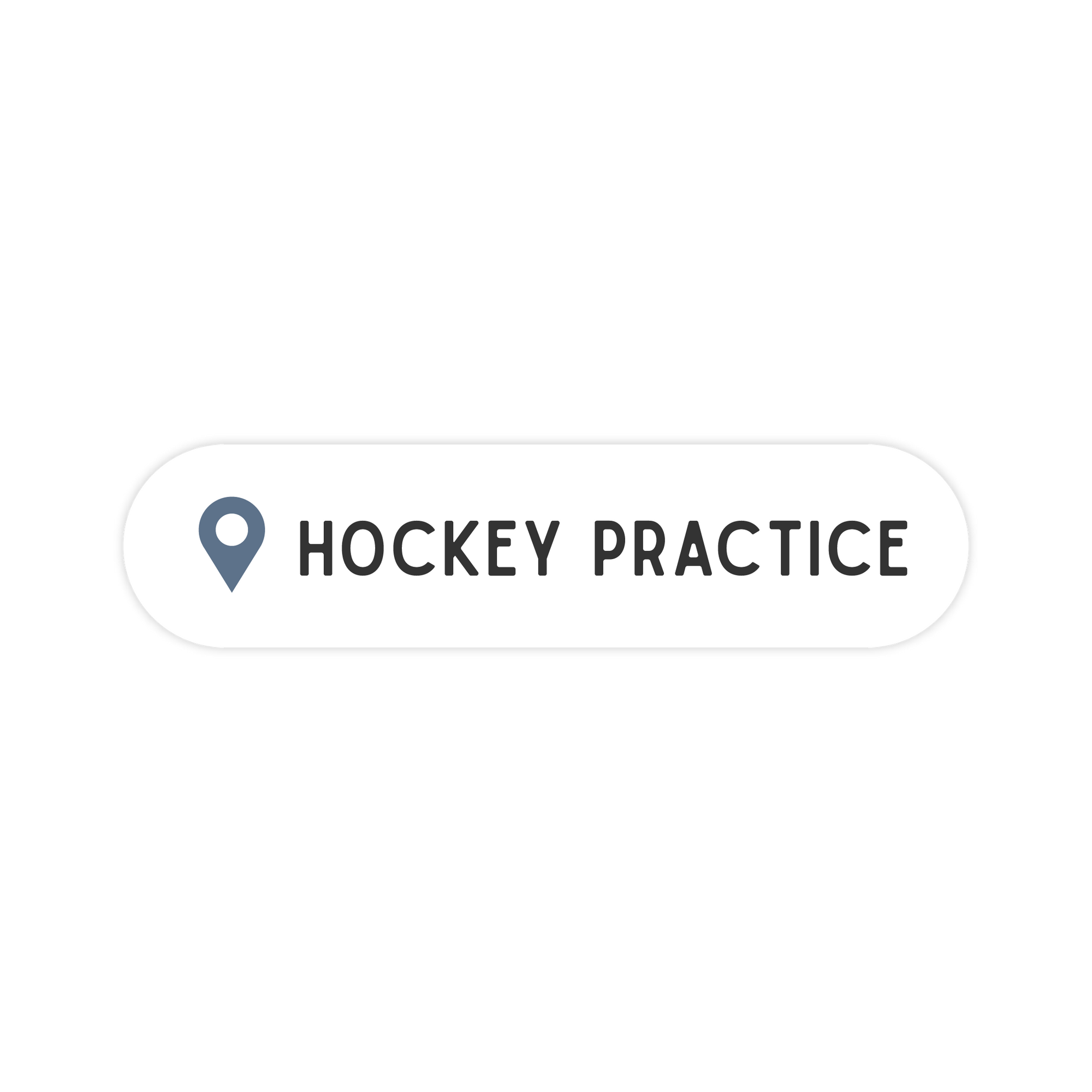 Hockey Practice Sticker