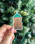 Bearista Festive Cup - Christmas Vinyl Sticker