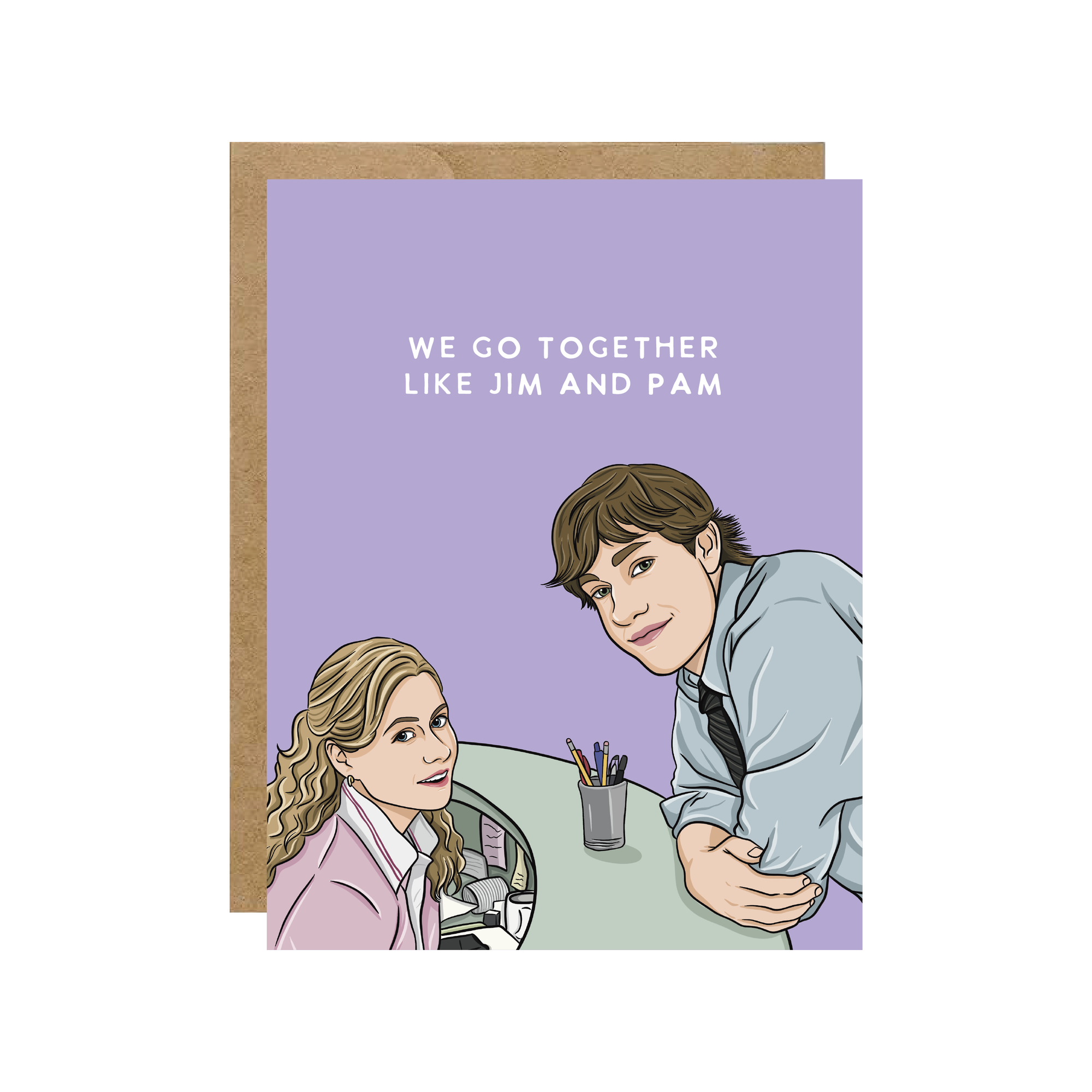 Jim &amp; Pam Card