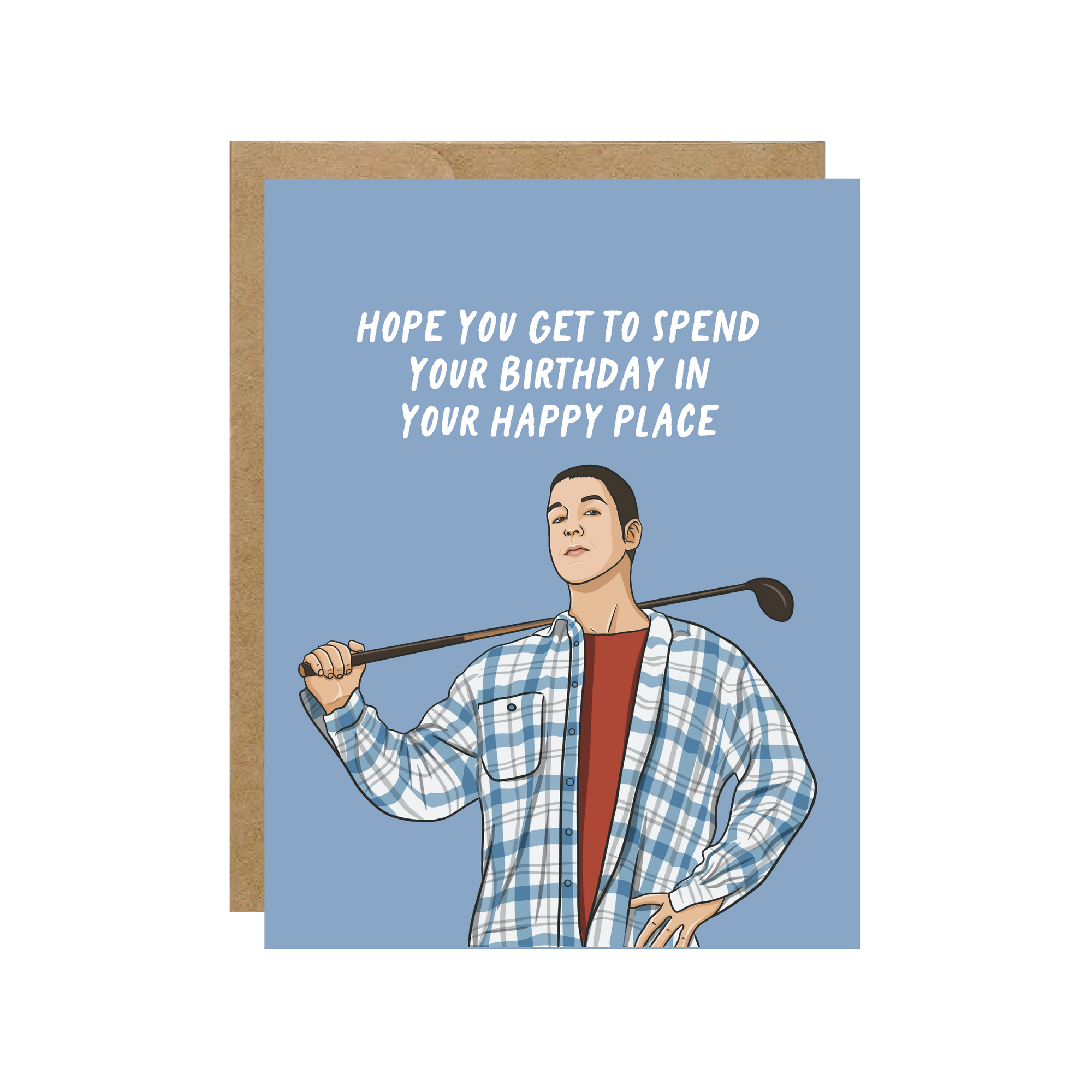 Happy Golfer Card