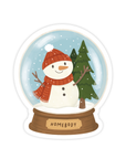 Snow Globe Snowman Homebody - Vinyl Sticker