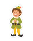 Elf - Buddy Vinyl Christmas Sticker