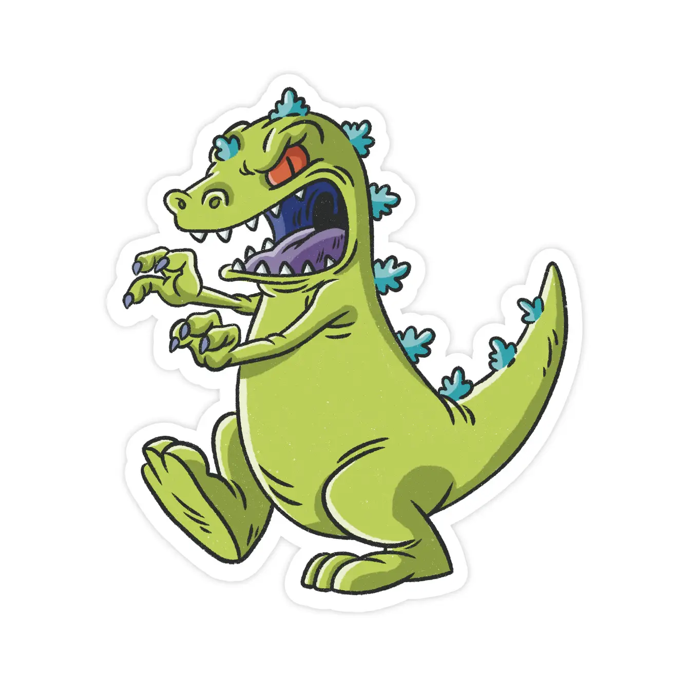 Retro Dino Sticker