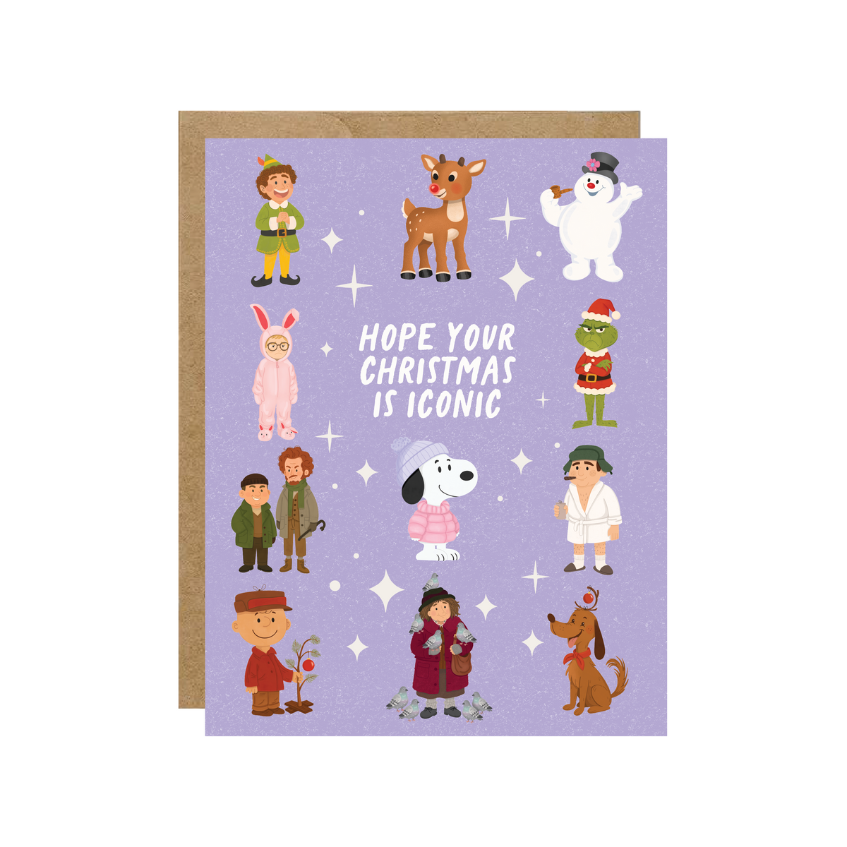 Christmas Icons Holiday Card
