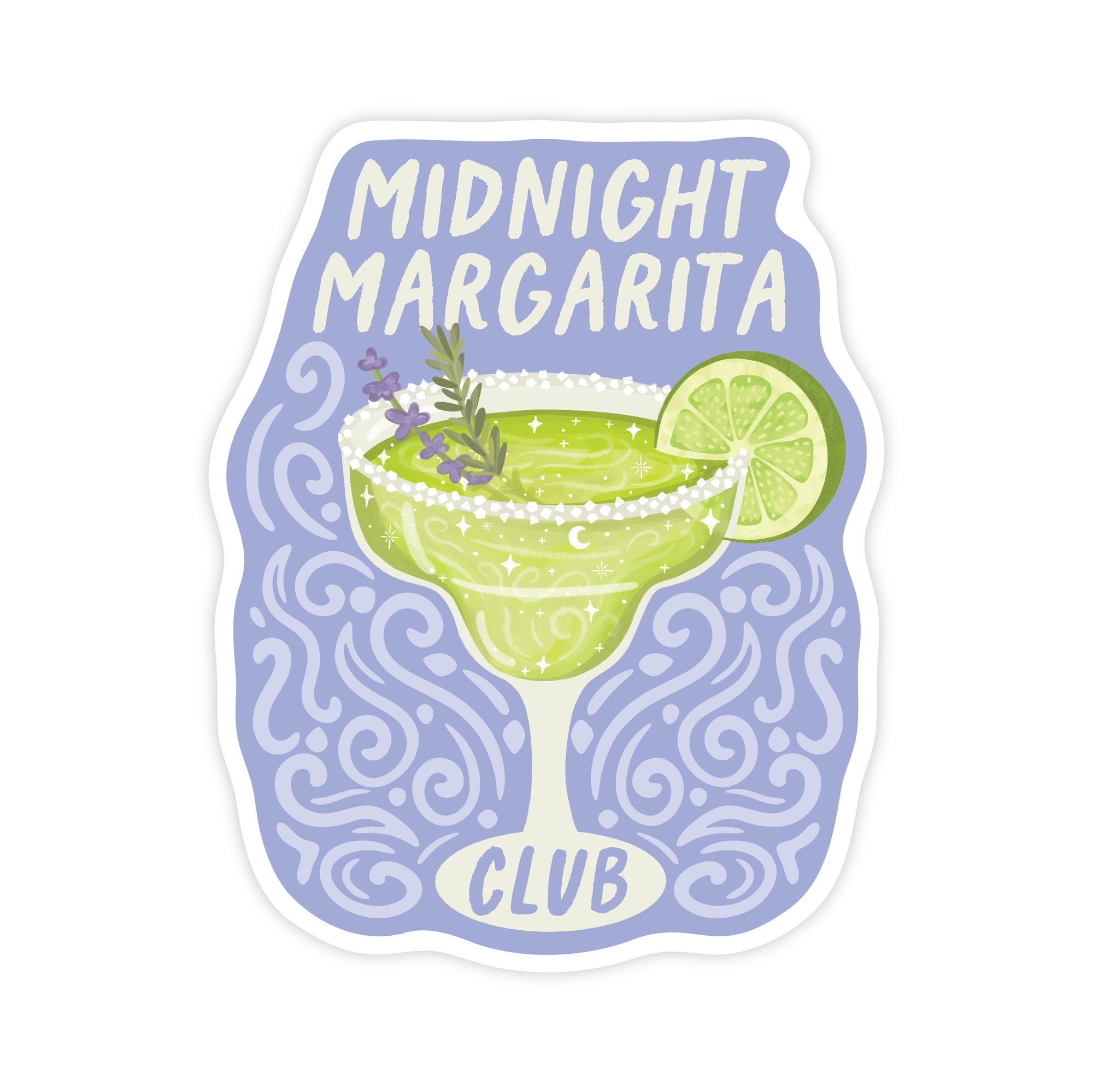 Midnight Margs - Witchy Spooky Vinyl Sticker