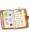 Planner - Stationery Organizer Journal Vinyl Sticker