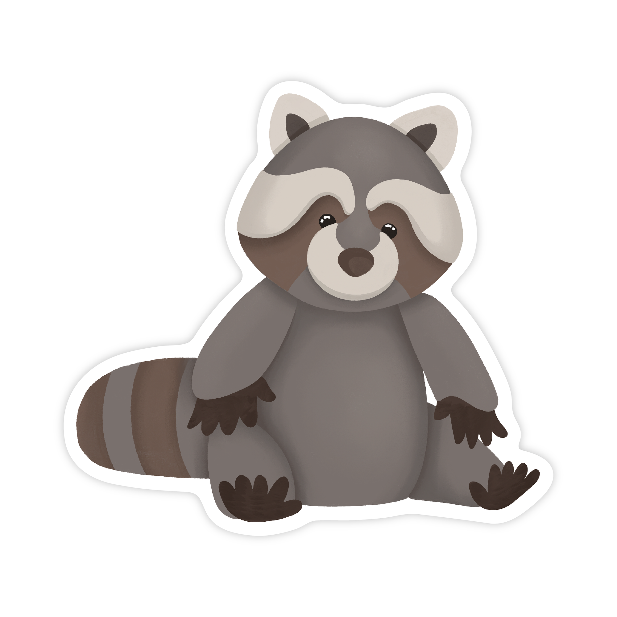 Cozy Raccoon - Trash Panda Vinyl Sticker
