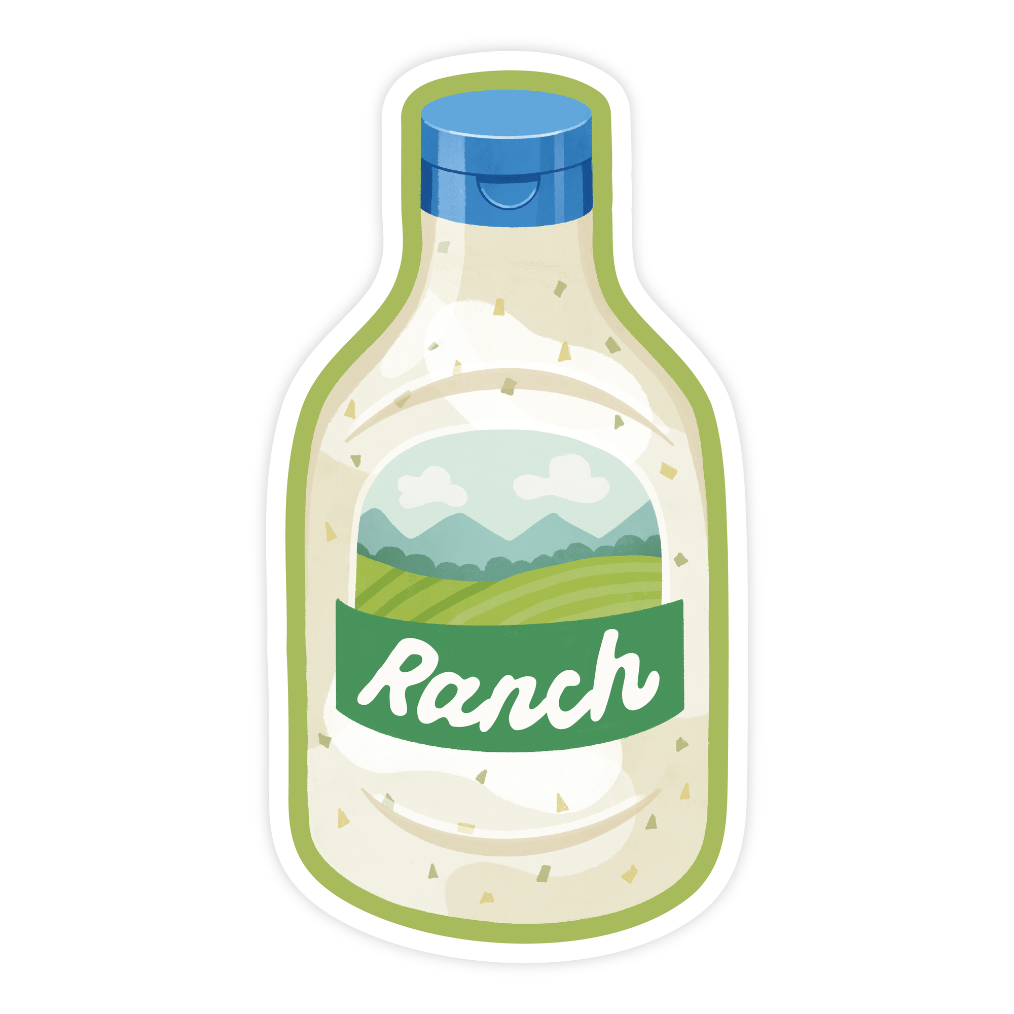 Ranch - Saucy Foodie Vinyl Sticker