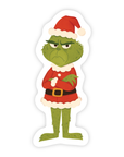 Grumpy Grinch - Christmas Vinyl Sticker