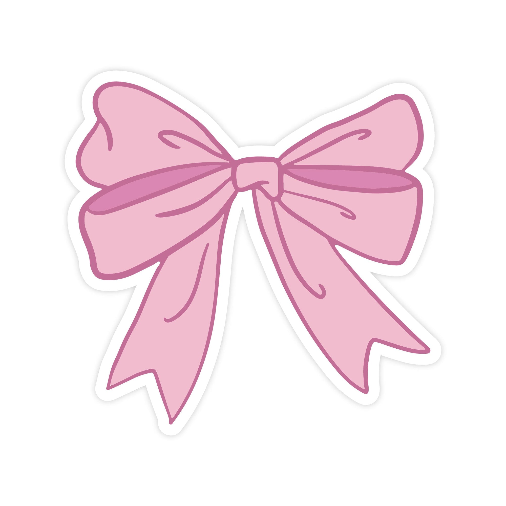 Pink Coquette Double Bow Sticker