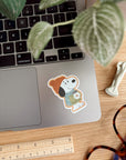 Cozy Fall Snoopy - Autumn Coffee Vinyl Sticker